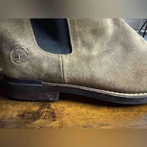 Timberland Men's Canyon Waterproof Chelsea Slip On Boot Tan 77034 size 15M - Picture 7 of 8